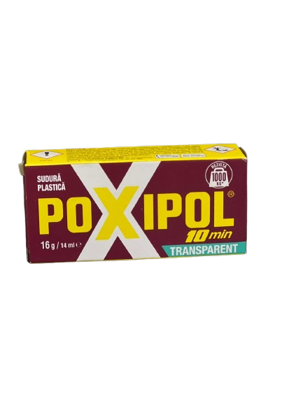 Adeziv universal transparent Poxipol 10 minute
